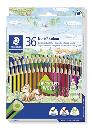 Staedtler Kleurpotlood Noris Upcycled Wood driehoekig (36)